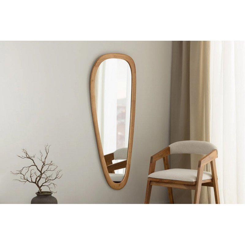 ORGANIC modern tükör - 165cm - tölgy