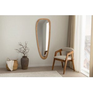 ORGANIC modern tükör - 165cm - tölgy