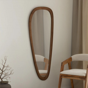 ORGANIC modern tükör - 120cm - dió