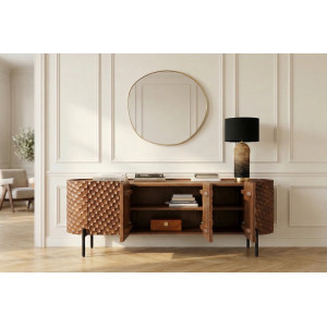 ADLON design mangófa Tv-szekrény - 200cm