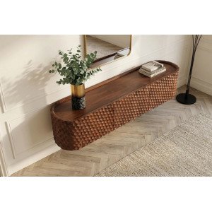 ADLON design mangófa fali Tv-szekrény - 160cm