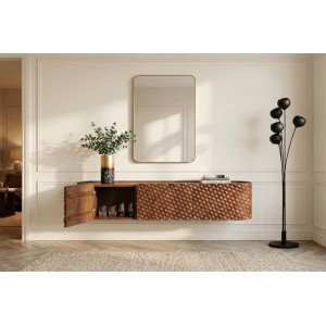 ADLON design mangófa fali Tv-szekrény - 160cm