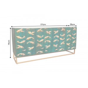 GOLDEN LAGOON design mangófa komód - 177cm