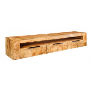 CRAFTER tömör mangófa fali  TV - szekrény - 160cm