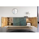 ELIXYR exkluzív mangófa komód - 177cm - türkiz