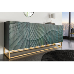 ELIXYR exkluzív mangófa komód - 177cm - türkiz