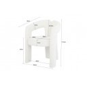 CHARM design szék - fehér