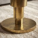 STONER kerek márvány dohányzóasztal - 60cm - fehér