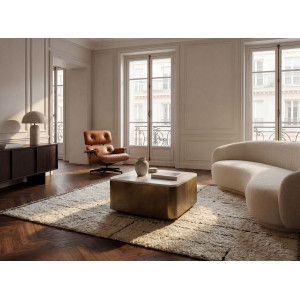 SERENA márvány dohányzóasztal - 60cm