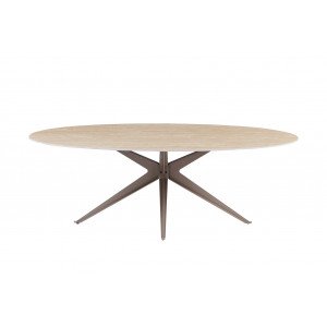 PANDORA design kerámia étkezőasztal - 220cm - travertin