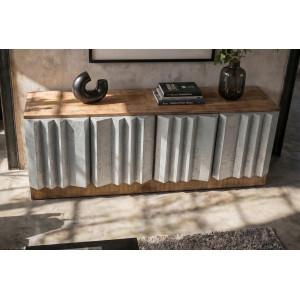 ZALVERO különleges mangófa TV-szekrény - 150cm