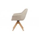 PAPILLON design forgatható szék - beige/tölgy