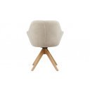 PAPILLON design forgatható szék - beige/tölgy