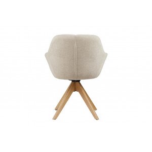 PAPILLON design forgatható szék - beige/tölgy