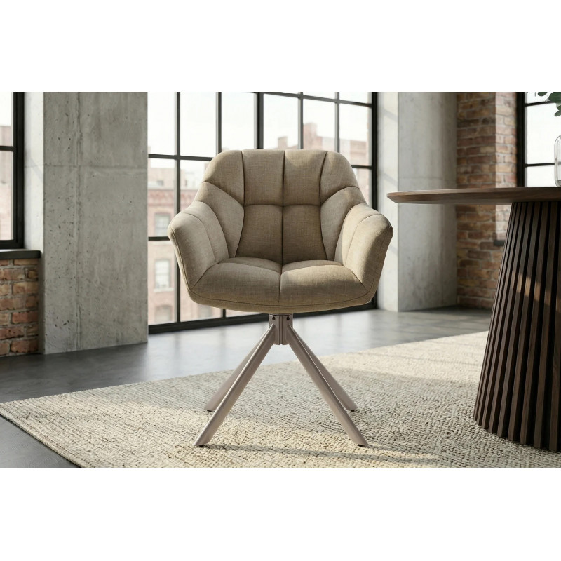 PAPILLON design forgatható szék - beige