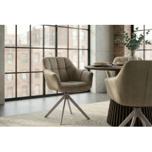 PAPILLON design forgatható szék - beige
