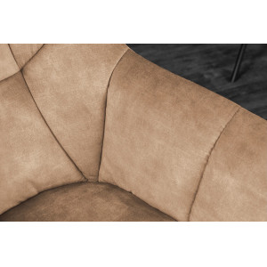 PAPILLON design forgatható szék - beige/fekete