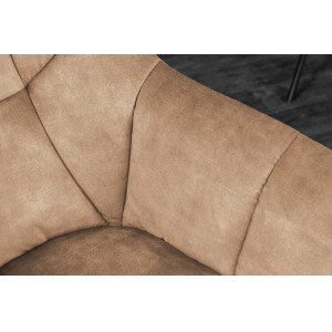PAPILLON design forgatható szék - beige/fekete