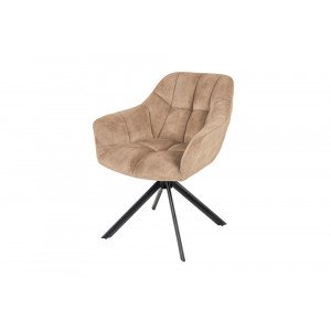 PAPILLON design forgatható szék - beige/fekete