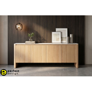 SOLENNE prémium tölgy komód - 208cm BIZZOTTO
