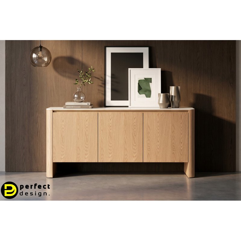 SOLENNE prémium tölgy komód - 160cm
