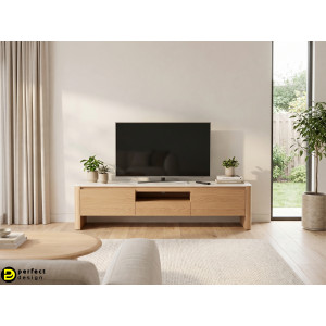 SOLENNE prémium tölgy TV-szekrény - 180cm