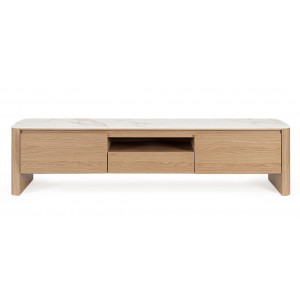 SOLENNE prémium tölgy TV-szekrény - 180cm