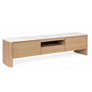 SOLENNE prémium tölgy TV-szekrény - 180cm