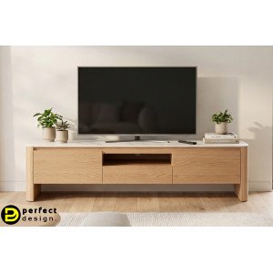 SOLENNE prémium tölgy TV-szekrény - 180cm BIZZOTTO
