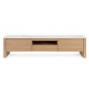 SOLENNE prémium tölgy TV-szekrény - 180cm
