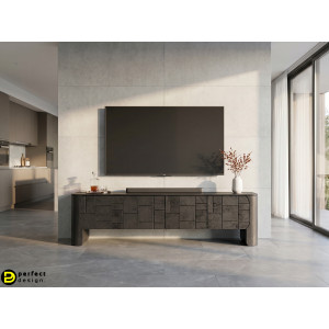 NOCTAVIO prémium mangófa TV-szekrény - 200cm