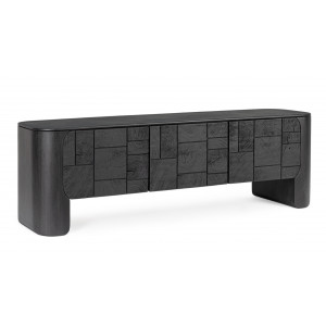 NOCTAVIO prémium mangófa TV-szekrény - 156cm