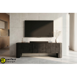 NOCTAVIO prémium mangófa TV-szekrény - 156cm BIZZOTTO