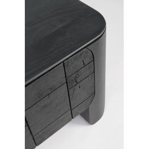 NOCTAVIO prémium mangófa TV-szekrény - 156cm