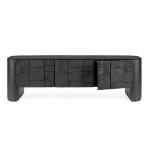 NOCTAVIO prémium mangófa TV-szekrény - 156cm