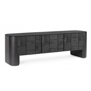 NOCTAVIO prémium mangófa TV-szekrény - 156cm
