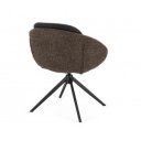 SELEST design forgatható szék - beige/barna