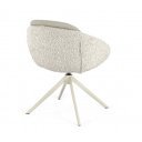 SELEST design forgatható szék - beige/barna