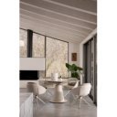 SELEST design forgatható szék - beige/barna
