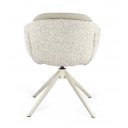 SELEST design forgatható szék - beige/barna