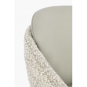 SELEST design forgatható szék - beige/barna