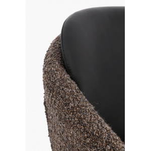 SELEST design forgatható szék - beige/barna