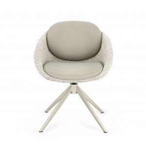 SELEST design forgatható szék - beige/barna