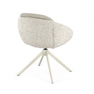 SELEST design forgatható szék - beige/barna