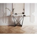 LORIEN prémium kerámia konzolasztal - beige- 180cm