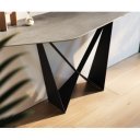 LORIEN prémium kerámia konzolasztal - beton- 180cm