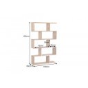 MAKASSAR modern akác polc/térelválasztó - 180cm