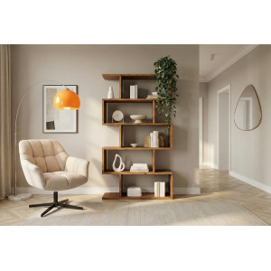 MAKASSAR modern akác polc/térelválasztó - 180cm