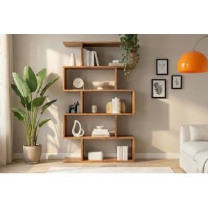 MAKASSAR modern akác polc/térelválasztó - 180cm INVICTA