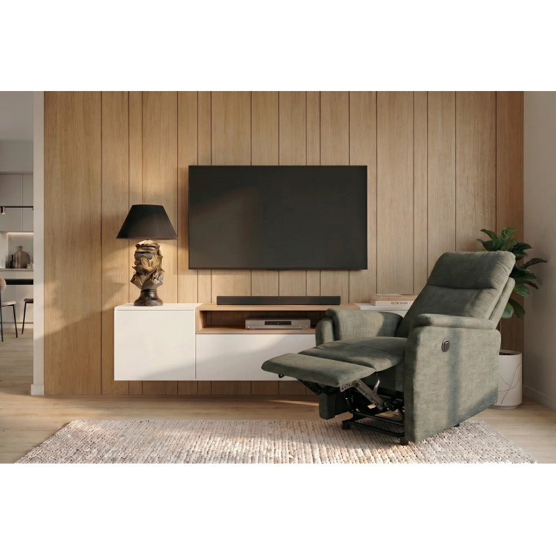 CINEMA elektromos relaxfotel - zöld